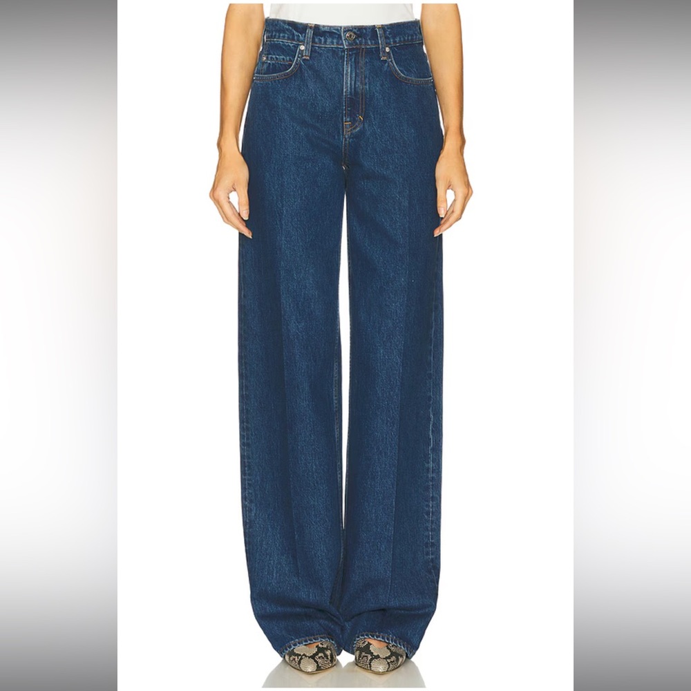GRLFRND Rey Mid Rise Trouser in Rodeo Dr, 24